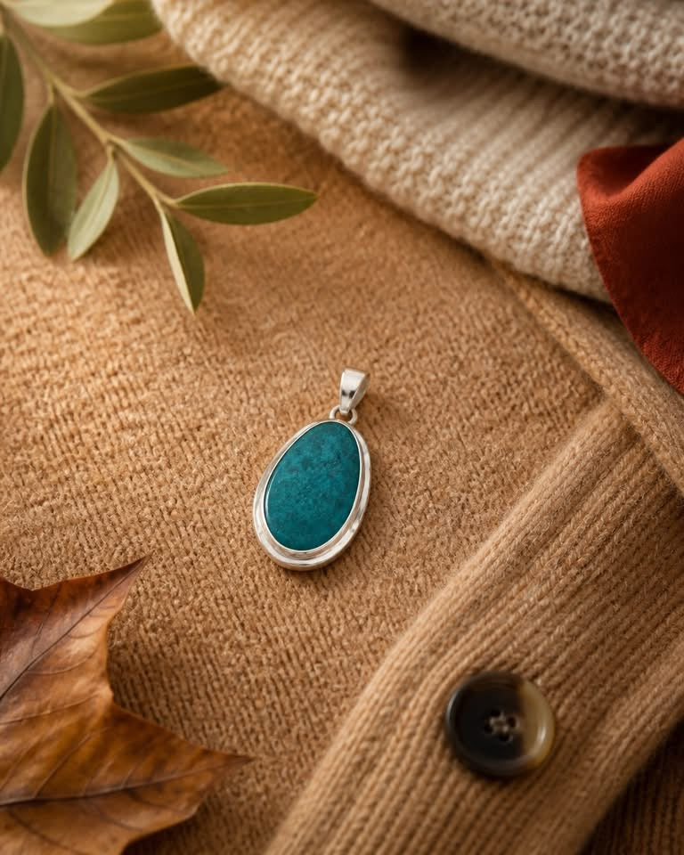 Teal Gem Stone for the Fall