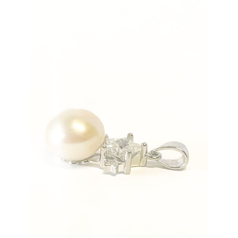 925 Sterling Silver Freshwater Pearl Pendant - Frijja, LLC