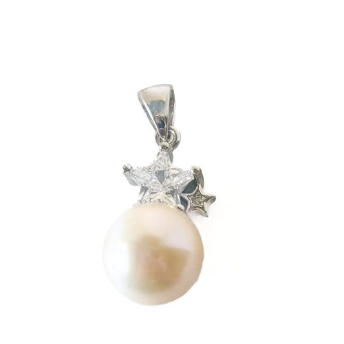 925 Sterling Silver Freshwater Pearl Pendant - Frijja, LLC