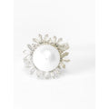 925 Sterling Silver Freshwater Pearl Ring Size 6 - Frijja, LLC