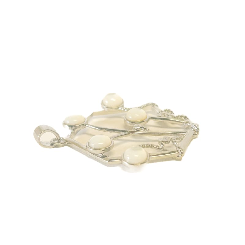 925 Sterling Silver Mother of Pearl Pendant - Frijja, LLC