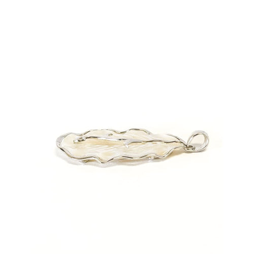 925 Sterling Silver Mother of Pearl Pendant - Frijja, LLC