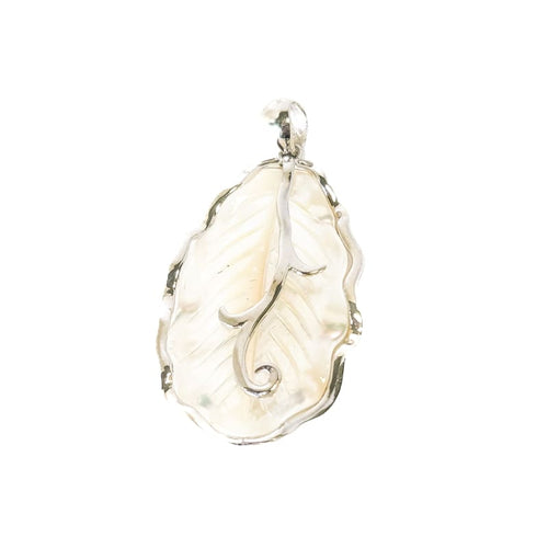 925 Sterling Silver Mother of Pearl Pendant - Frijja, LLC
