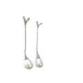 925 Sterling Silver Pearl Dangle Earrings - Frijja, LLC