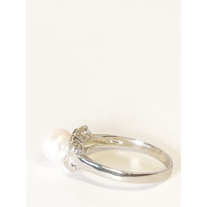 925 Sterling Silver Pearl Ring Size 7.5 - Frijja, LLC