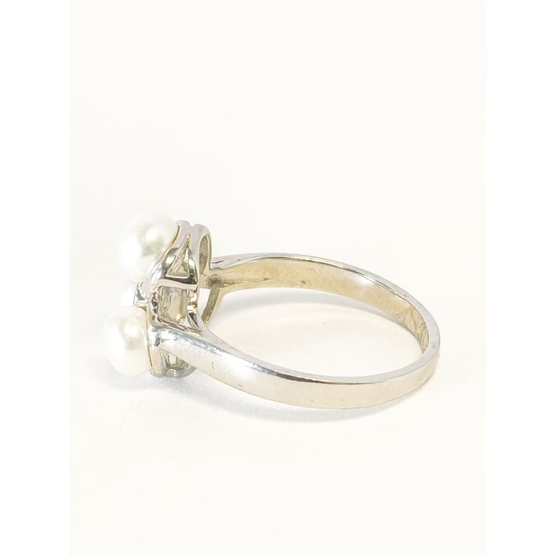 925 Sterling Silver Pearl Ring Size 8 - Frijja, LLC