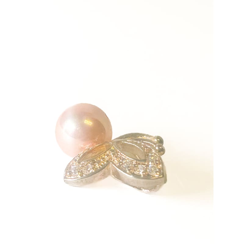 925 Sterling Silver Pink Pearl Pendant - Frijja, LLC