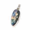 Vintage 925 Sterling Silver Opal Pendant