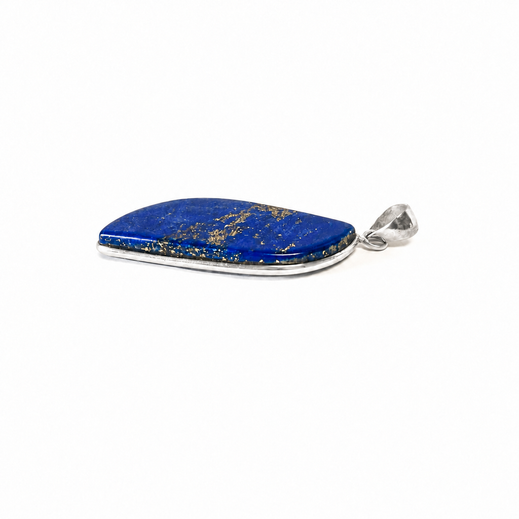 Vintage 925 Sterling Silver Lapis Lazuli Pendant