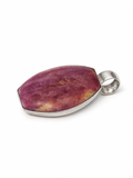 Vintage 950 Sterling Silver Purple Yellow Spiny Oyster Pendant