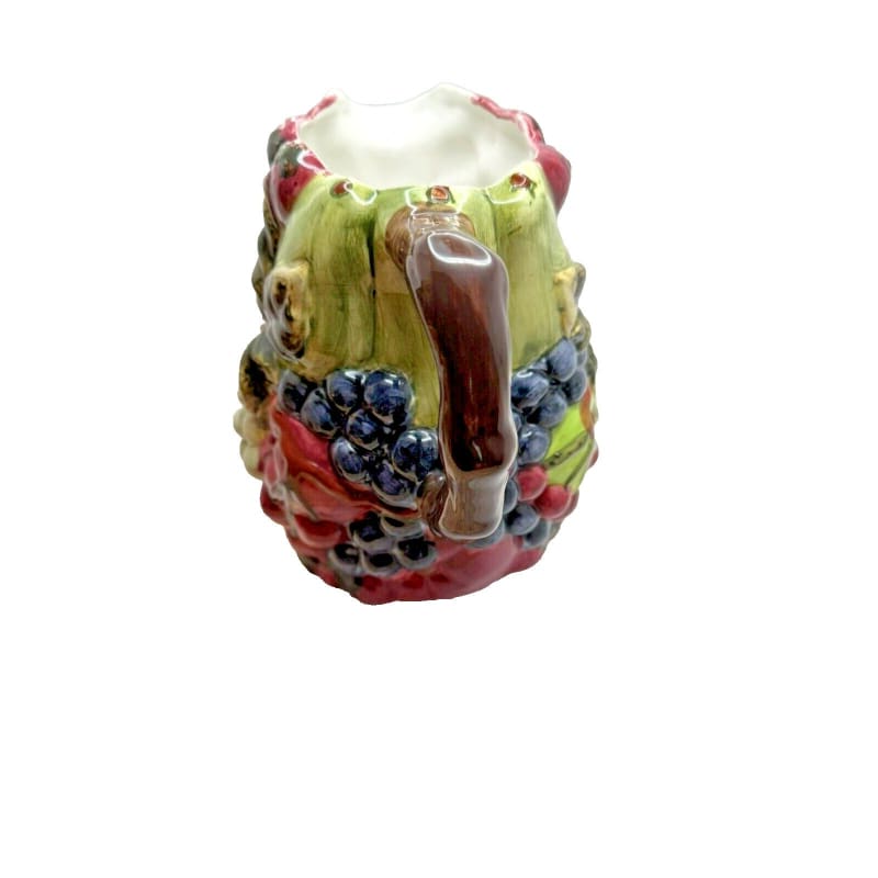 Block Country Orchard Ceramic Exterior Painted Fruit Pitcher - Frijja, LLC