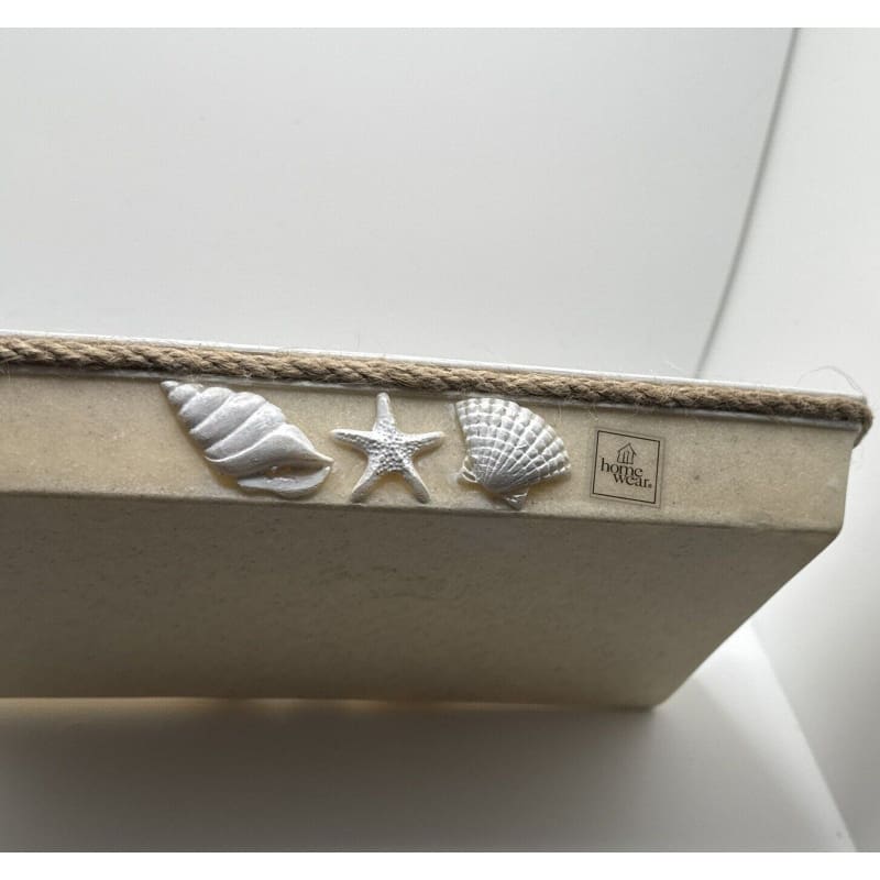 Coastal Perfume Cosmetics Tray, Home Wear Brand/Starfish & Seashell Design - Frijja, LLC