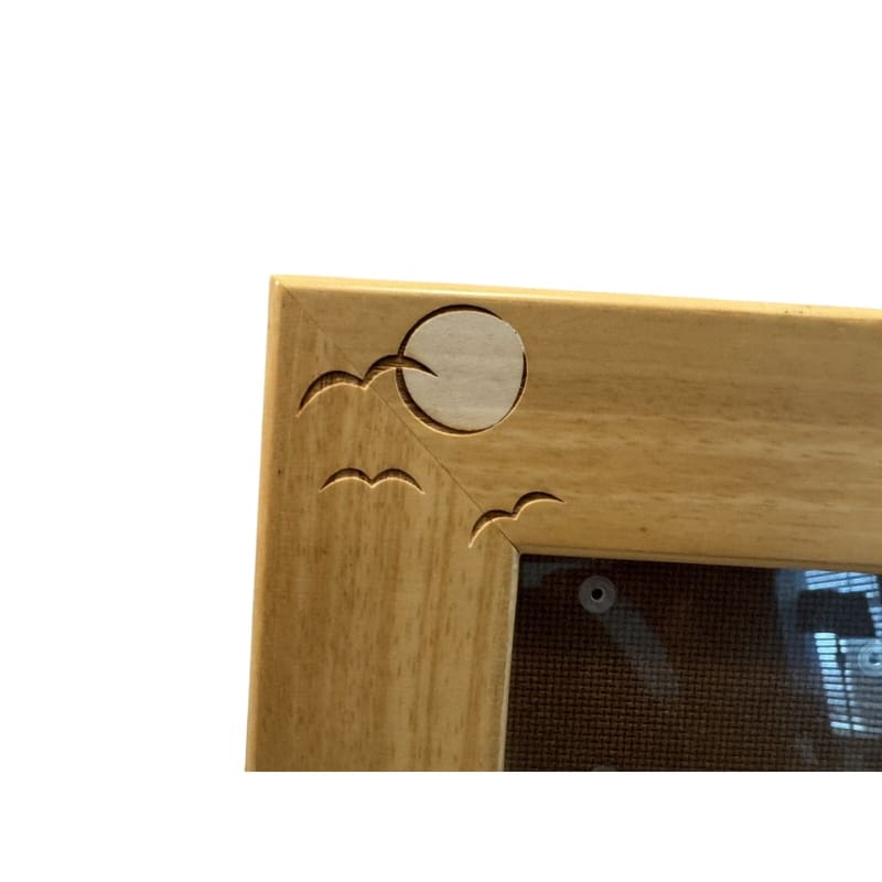 Coastal Wooden Picture Frame Inlay Marquetry Lighthouse - Frijja, LLC
