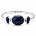 Bracelets - frijja.com - Moon Radiance Bracelet 950 Sterling Silver Sodalite Stone