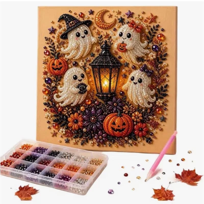 September 26, 2026 - 5D Pearl Painting Halloween Theme Class - Frijja, LLC