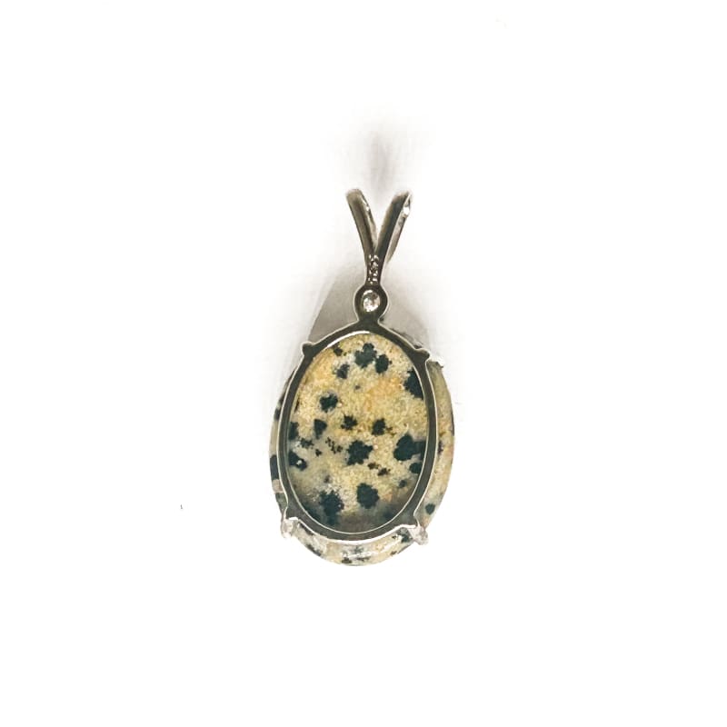 Vintage 925 Sterling Silver Jasper Pendant - Frijja, LLC