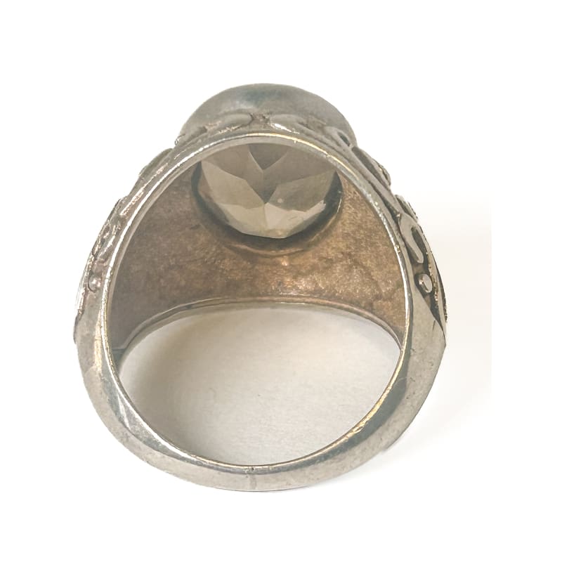 Vintage 925 Sterling Silver Smoky Quartz Ring - Size 7 - Frijja, LLC