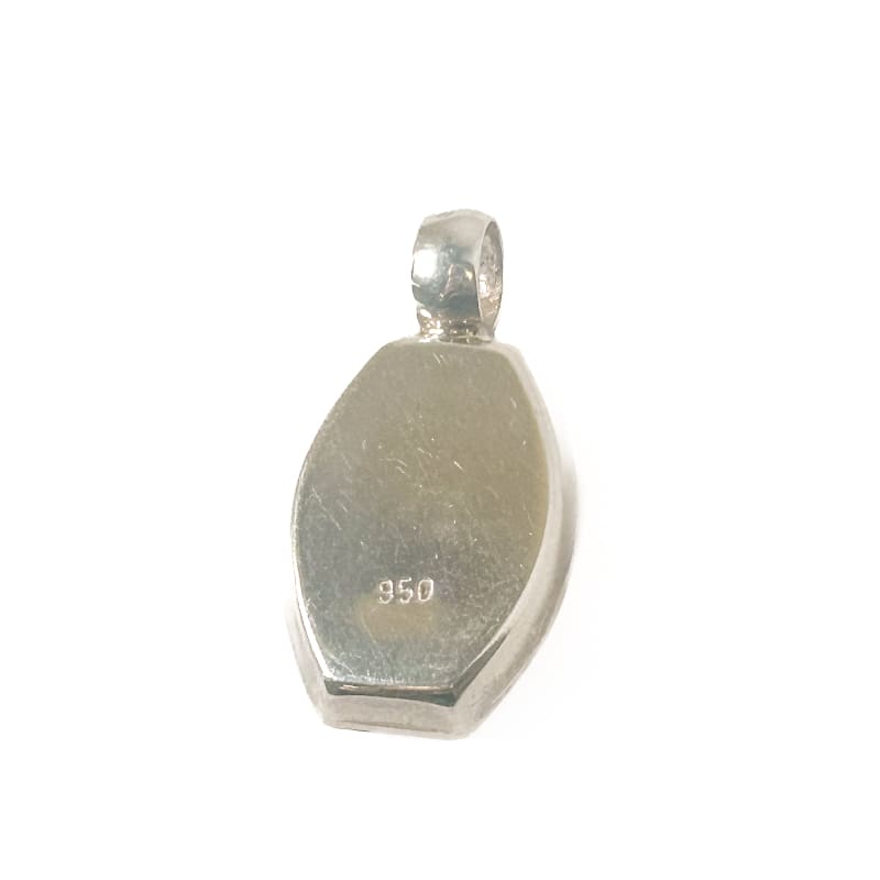 Vintage 950 Sterling Silver Purple Yellow Spiny Oyster Pendant - Frijja, LLC