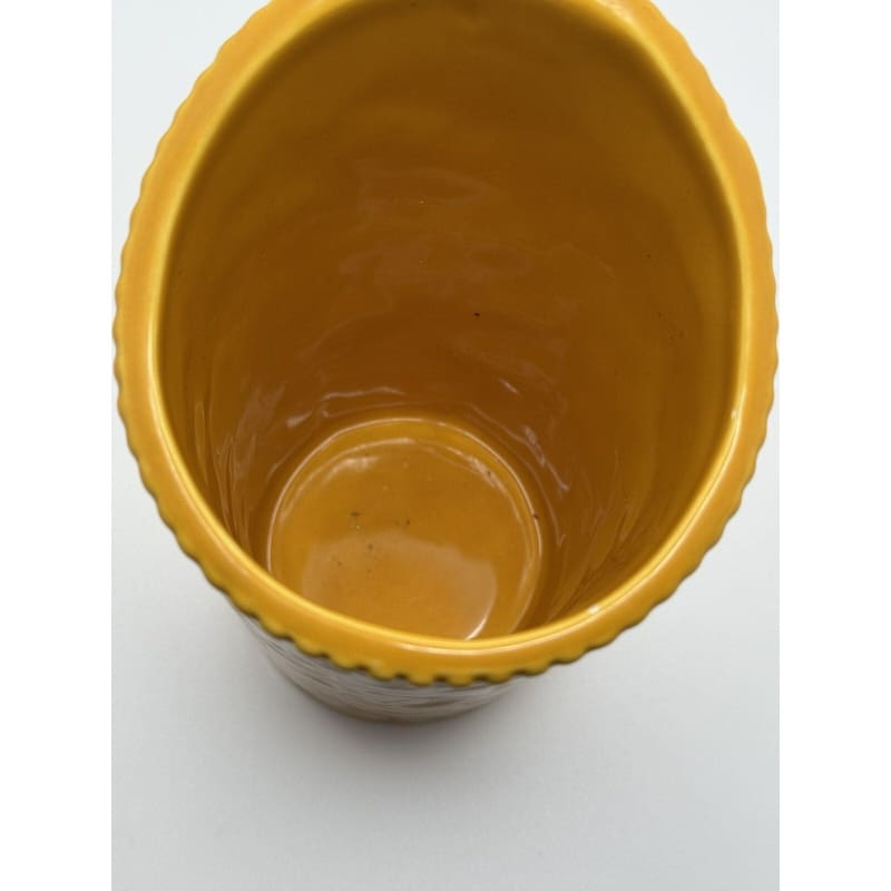 Yellow Leaf W.M.G. Asymmetric Vase - Frijja, LLC
